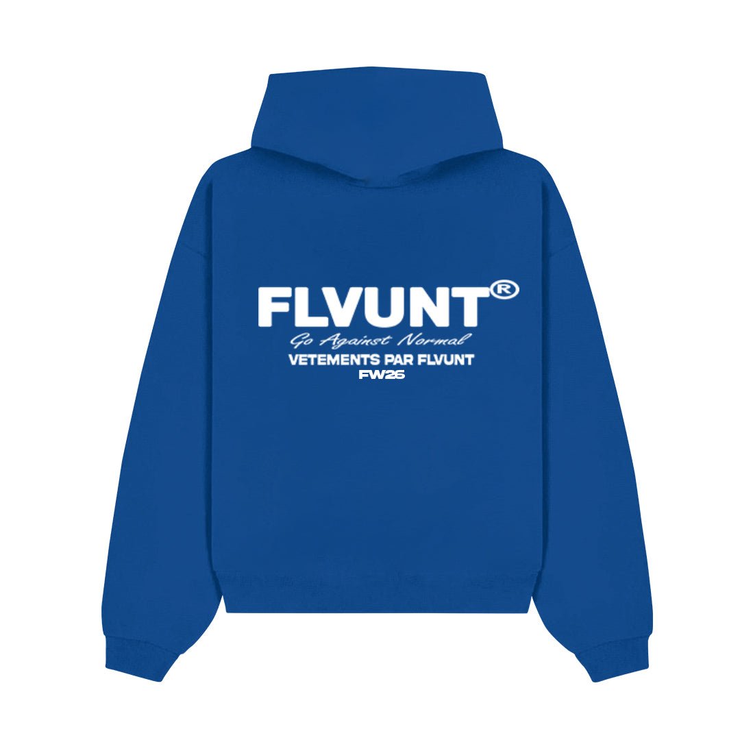 'FW25' Essential Hoodie - Royal Blue - FLVUNT