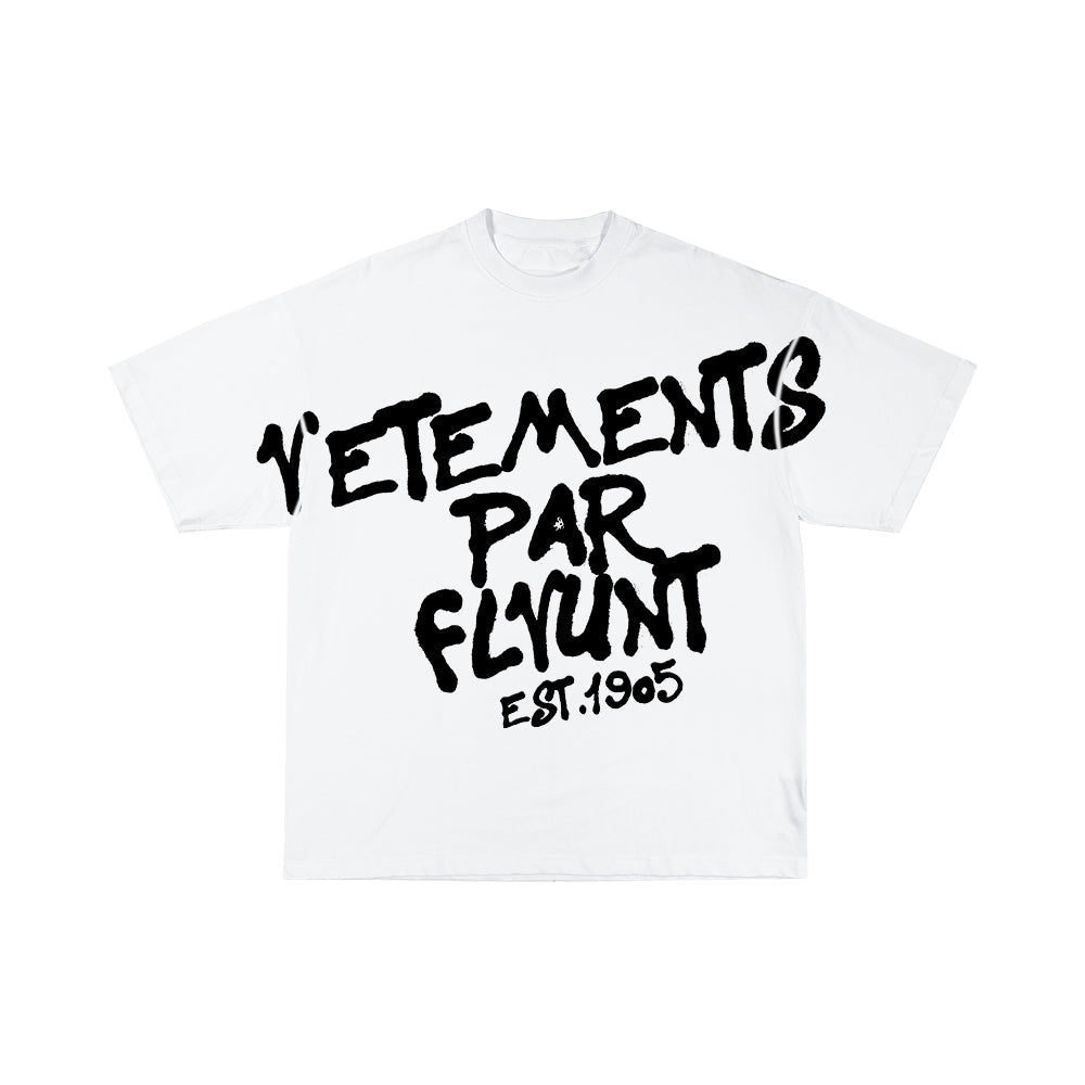 'spray script' - GRAPHIC T - SHIRT - FLVUNT