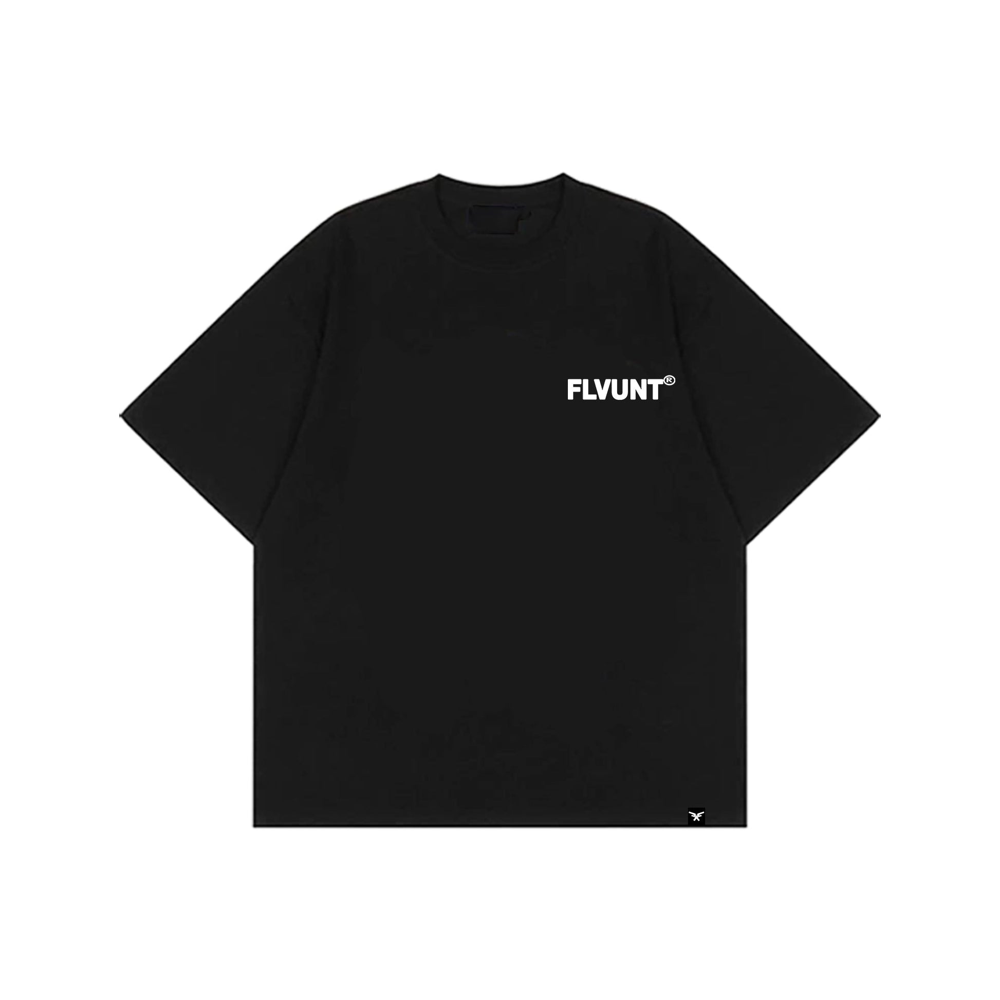 'SS25' Essential T-shirt - Charcoal Black - FLVUNT