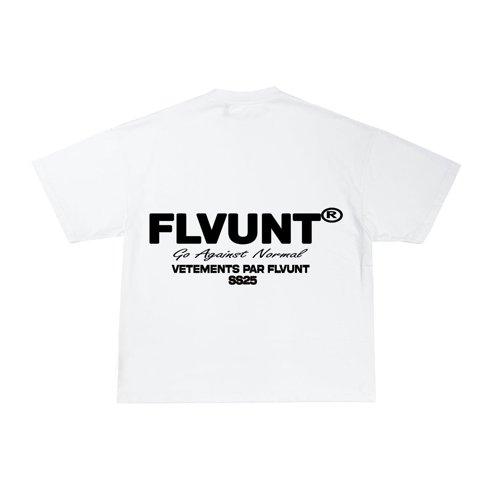 'SS25' Essential T-shirt - Colombian White - FLVUNT